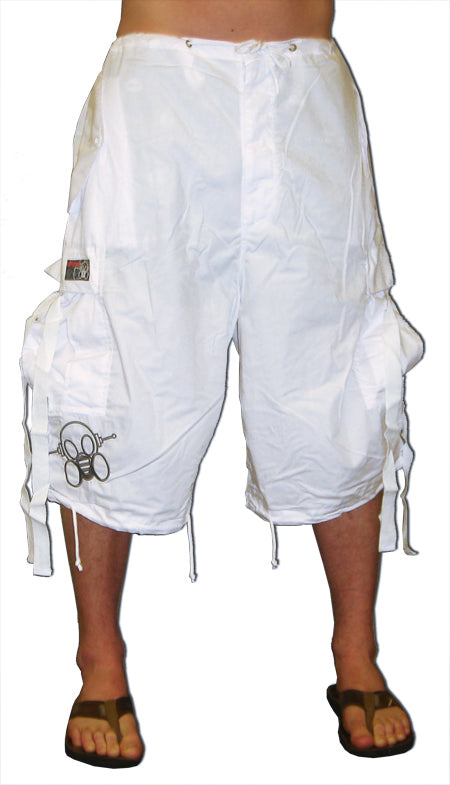 Ghast Cargo Shorts (White)