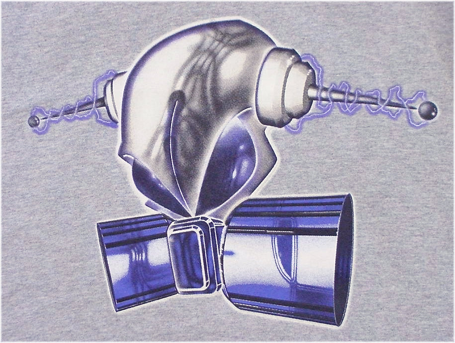 Ghast Electric Mask T-Shirt (Grey)