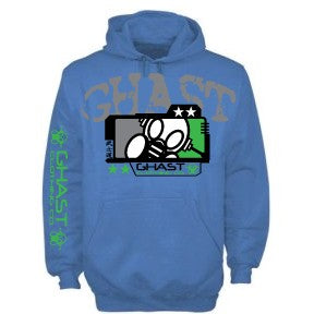 Ghast Four Star Death Mask Hoodie (Baby Blue)