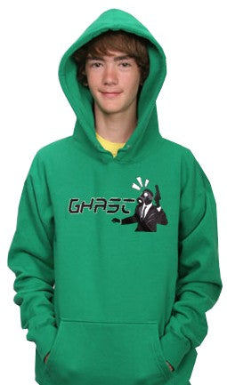 Ghast  Ghast Mask Alien Spy Hoodie (Green)