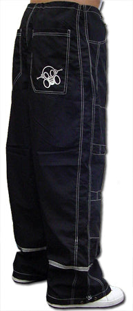 Ghast Hi-Tech Contrast Pants (Black/Black)