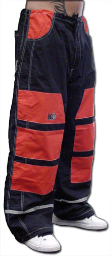 Ghast Hi-Tech Contrast Pants (Black/Red)