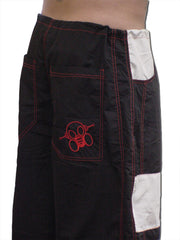 Ghast Hi-Tech Contrast Pants (Black/White)