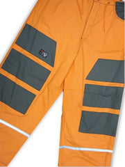 Ghast Hi-Tech Contrast Pants (Orange / Grey)