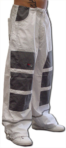 Ghast Hi-Tech Contrast Pants (White/Grey)