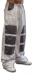 Ghast Hi-Tech Contrast Pants (White/Grey)