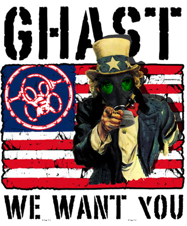 Ghast Uncle Ghast Wants You T-Shirt  (White)