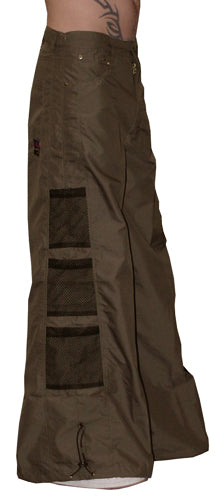 Ghast Wide Bottom Raver Pants (Brown)