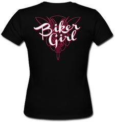 Girls Biker Shirts - "Biker Girl" Girl's T-Shirt