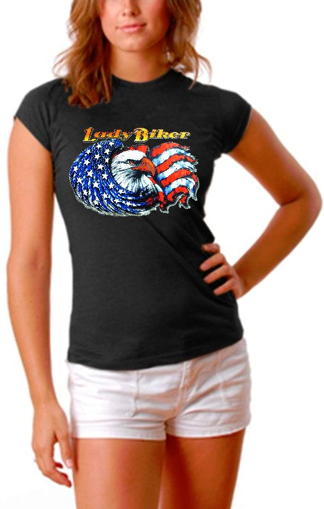 Girls Biker Shirts - Lady Biker Girls T-Shirt