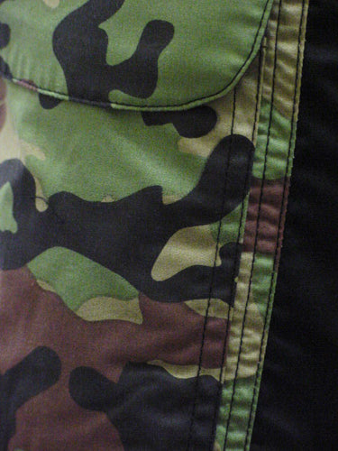 Girls Hipster "Elliptic" UFO Pants (Black/Green Camo)