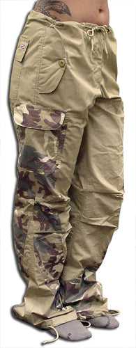 Girls Hipster "Elliptic" UFO Pants (Khaki/Desert Camo)