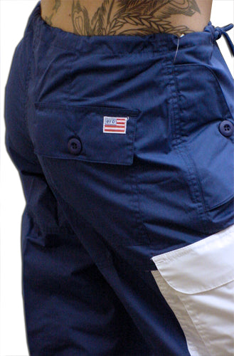 Girls Hipster "Elliptic" UFO Pants (Royal/White)