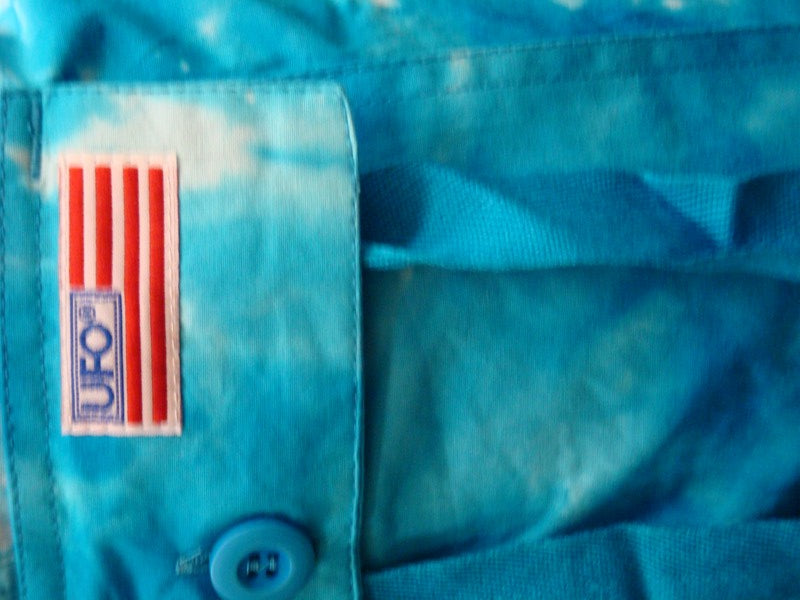 Girls Hipster UFO Pants (Blue Tie Dye)