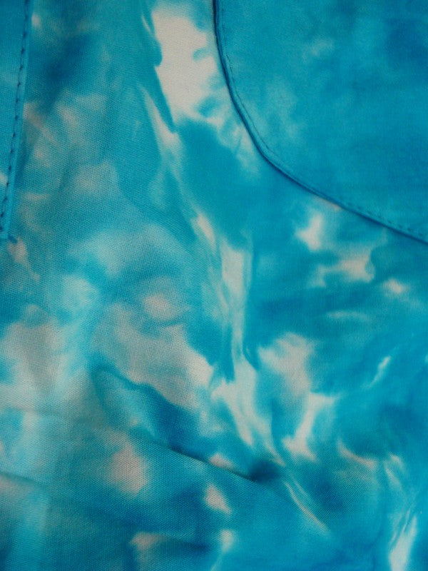 Girls Hipster UFO Pants (Blue Tie Dye)