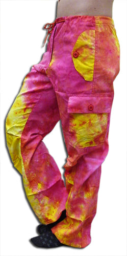 Girls "Hipster" UFO Pants (Fire Tie Dye)