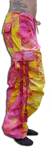 Girls "Hipster" UFO Pants (Fire Tie Dye)