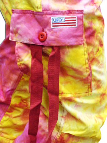 Girls "Hipster" UFO Pants (Fire Tie Dye)