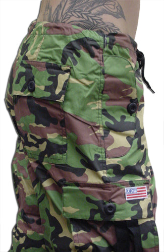 Girls "Hipster" UFO Pants (Green Camo)