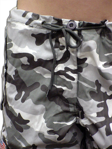 Girls "Hipster" UFO Pants (Grey Camo)
