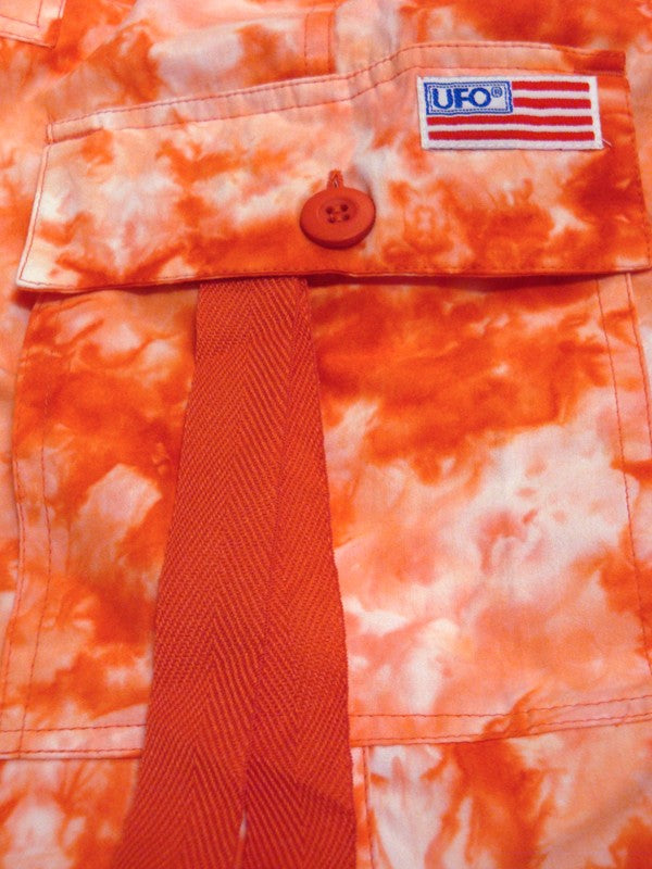 Girls Hipster UFO Pants (Orange Tie Dye)