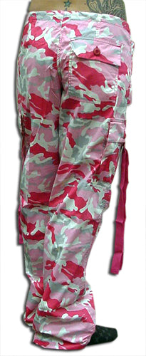 Girls "Hipster" UFO Pants (Pink Camo)