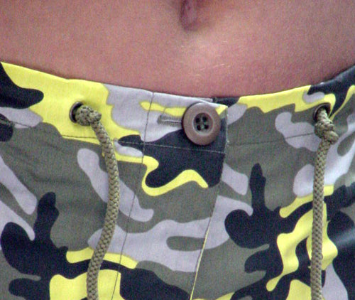 Girls "Hipster" UFO Pants (Yellow Camo)