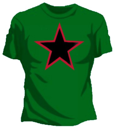 Girls Red Star T-Shirt