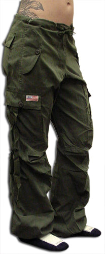 Girls Super Soft Hipster UFO Pants (Olive)