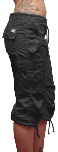 Girls UFO Hipster Shorts (Black)