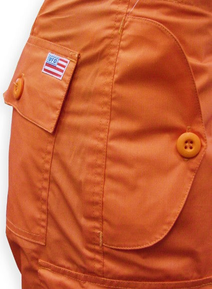Girls UFO Hipster Shorts (Bright Orange)