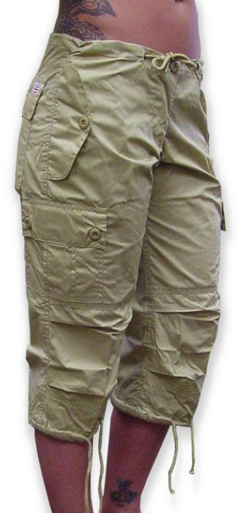 Girls UFO Hipster Shorts (Khaki)