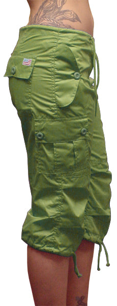 Girls UFO Hipster Shorts (Olive)