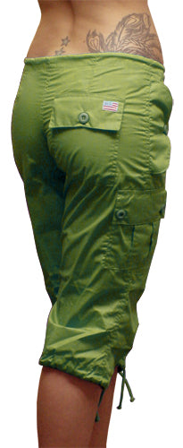 Girls UFO Hipster Shorts (Olive)