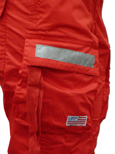 Girls UFO Reflective Hipster Pants (Red)