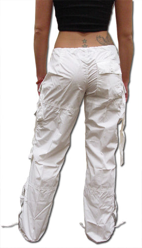 Girls UFO Reflective Hipster Pants (White)