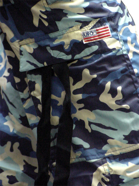 Girly Basic UFO Pants (Blue Camo)