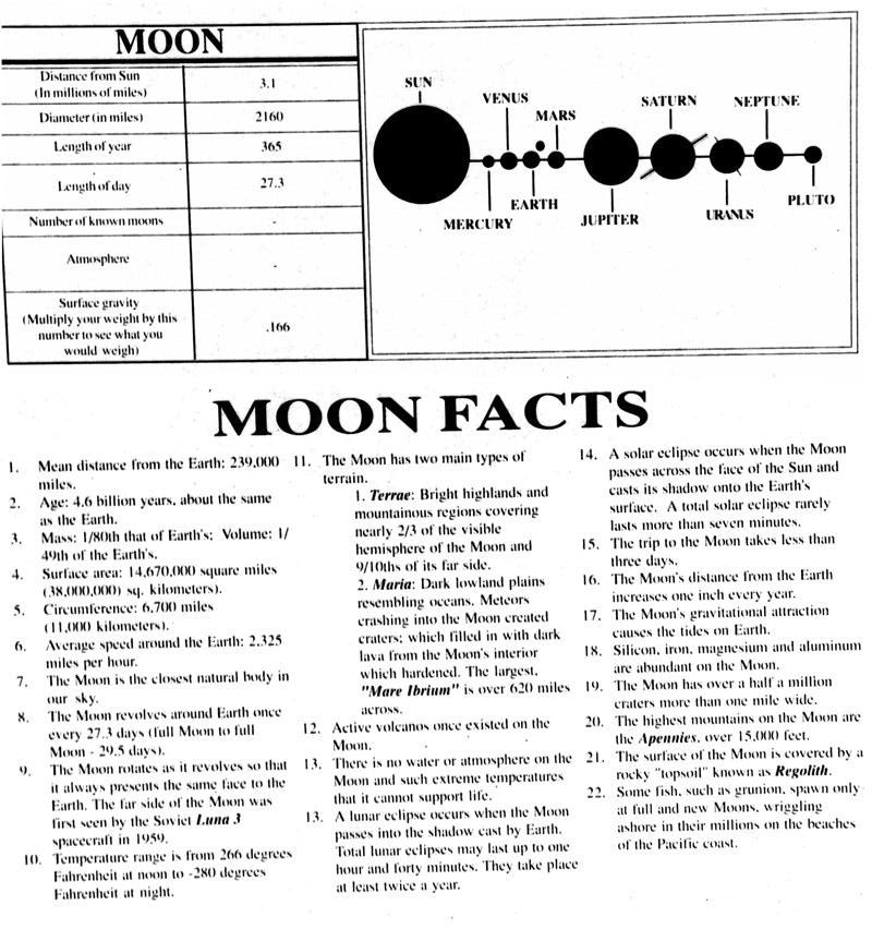 Glow in the Dark 3-D Moon