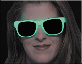GLOW IN THE DARK (and Under Blacklight) SUNGLASSES