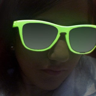 GLOW IN THE DARK (and Under Blacklight) SUNGLASSES
