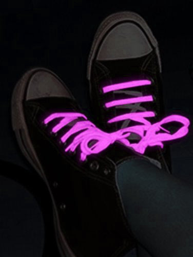Glow in the Dark Pair of Shoe Laces (Assorted 3 Pack)