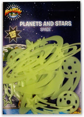 Glow in the Dark Planets and Stars (10 Piece Set)