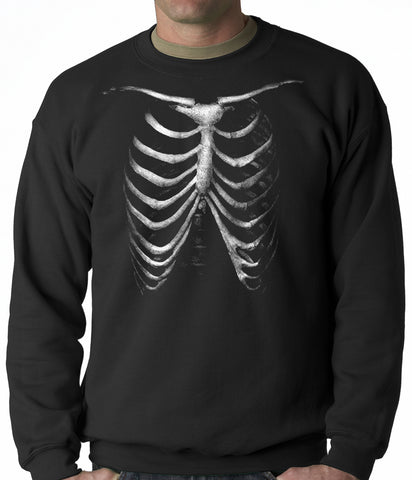 Glow In The Dark Ribcage Adult Crewneck