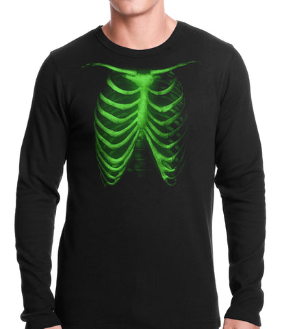 Glow In The Dark Ribcage Thermal Shirt