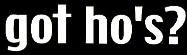 Got Ho's? Hoodie
