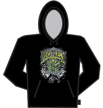 Gothic Money Hoodie (Black)