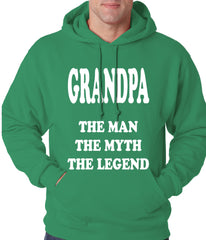 Grandpa The Man The Myth The Legend Adult Hoodie