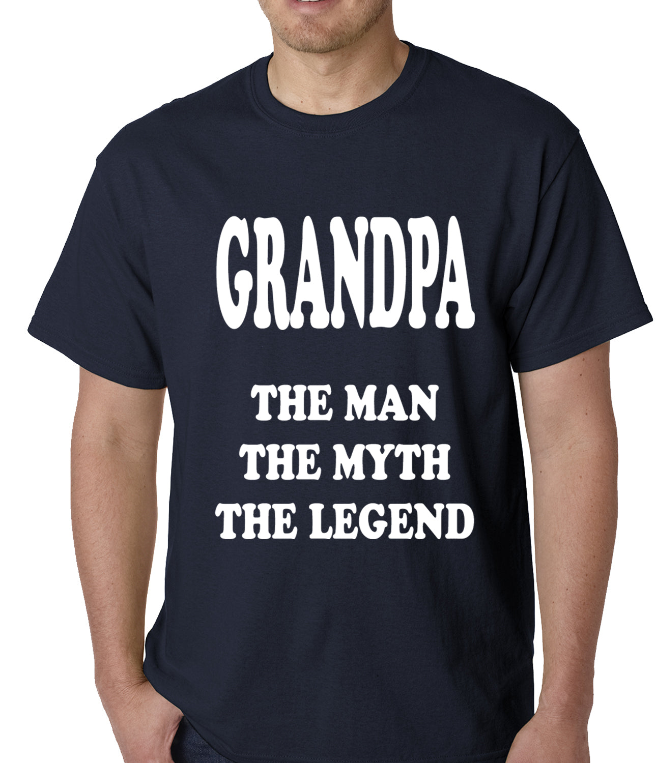 Grandpa The Man The Myth The Legend Mens T-shirt