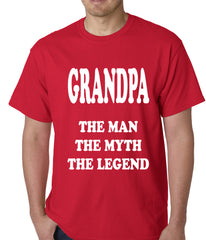 Grandpa The Man The Myth The Legend Mens T-shirt