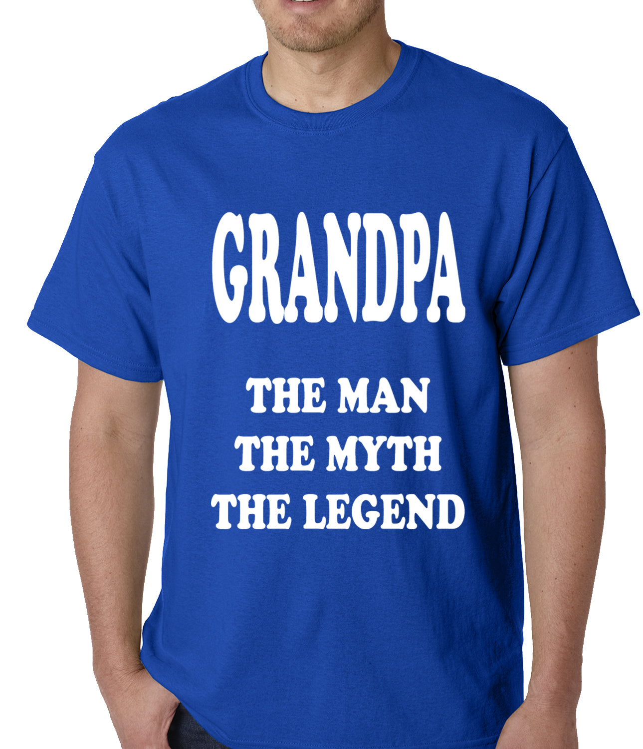 Grandpa The Man The Myth The Legend Mens T-shirt